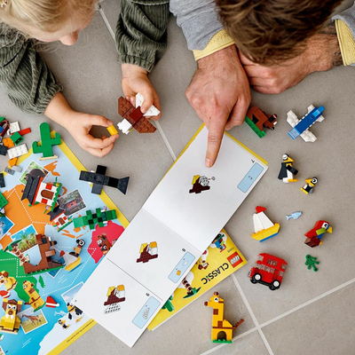 Set LEGO Classic Around the World (11015), shumëngjyrëshe
