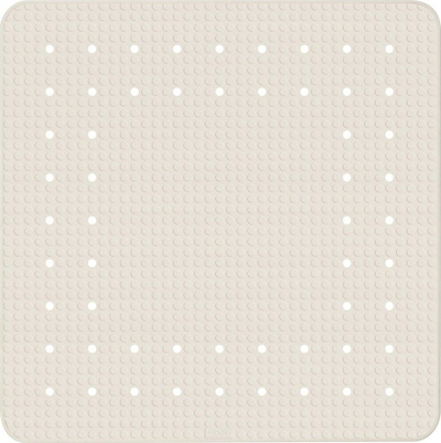Tapet dushi kundër rrëshqitjes Wenko Mirasol, 54x54 cm, me kupa thithëse, beige