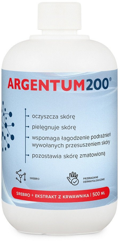 Тоник за лице Argentum200 Srebro, 500ml, со сребро и Achillea