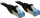 Kabllo rrjeti Lindy Patchcord, Cat6A, S/FTP, PIMF, LSOH, 1m, e zezë