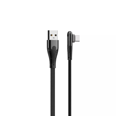 Kabllo USB LDNIO, USB A në USB C, 1 m, e zezë