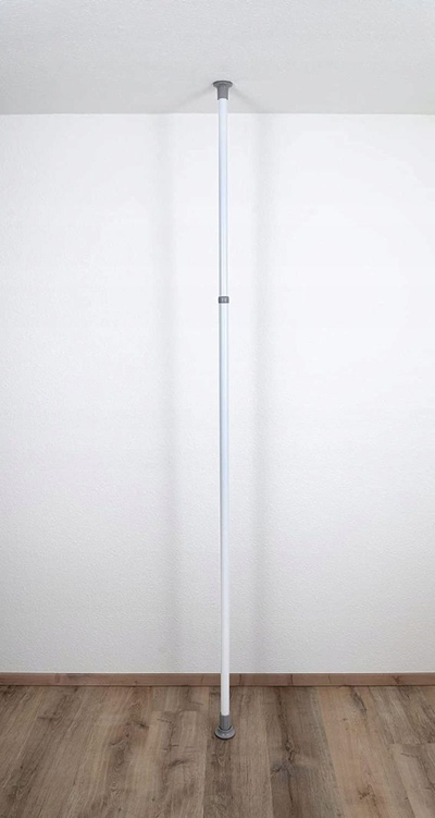 Sistem për var rroba Rebrilliant Mehara, teleskopik, shufër 75cm, i bardhë