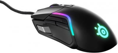 Maus gaming SteelSeries Rival 5, sensor optik 18000 CPI, 9 butona programues, i zi