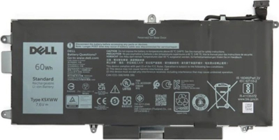 Bateri laptopi Origin Storage Dell Main Battery Pack, 7.6V, 7500mAh 60Wh, e zezë