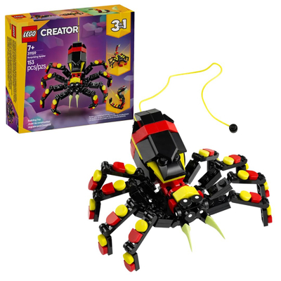 Set lodër LEGO Creator 3in1 31159 Wild Animals Spider, për fëmijë, shumëngjyrësh
