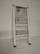 Shkallë palosëse Wenko Aluminium Design, 2 hapa, alumin, e bardhë
