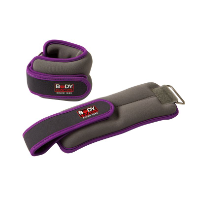Pesha për kyç dore dhe këmbe Body Sculpture BB 2700U, me rrip Velcro, një palë, gri me vjollcë