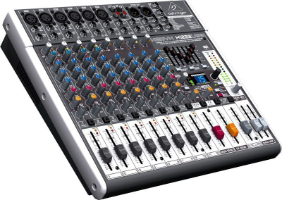 Аудио миксер Behringer Xenyx X1222USB, 12 канали, USB, сив