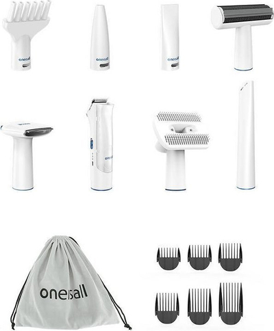 Set pastrimi për qime kafshësh Oneisall BM1, fshesë me vakum 2L, tharje 35°–65°C, gri