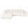 Divan-Shtrat këndor Bricken majtas 110–282×98–160×72 Hcm (HM3275.02L), bardhë