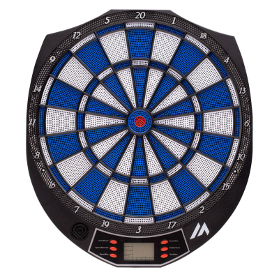 Tabelë elektronike dart ELNART shield, 159 lojëra, ekran LCD, e zezë blu