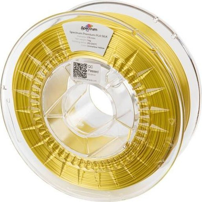 Filament 3D Spectrum PLA Silk, 1.75mm, 1kg, i verdhë