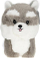 Lodër pelushi Teddy Pets Husky Daffi, qenush, gri e bardhë