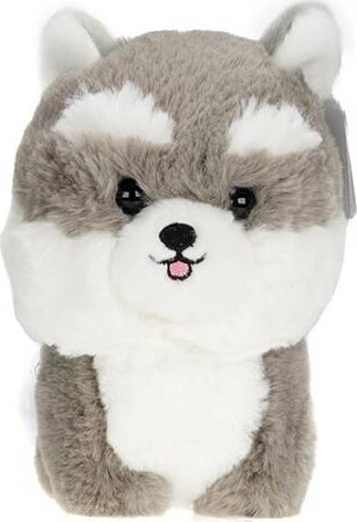 Lodër pelushi Teddy Pets Husky Daffi, qenush, gri e bardhë