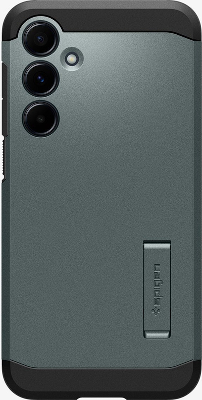 Maskë telefoni Spigen Tough Armor për Samsung Galaxy A55, dy shtresa, Abyss Green