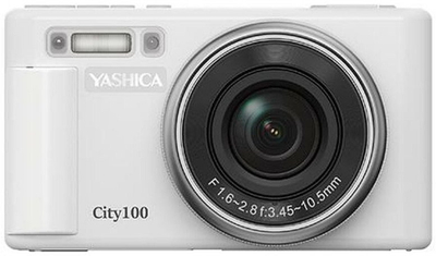 Aparat fotografik Yashica City 100, 13MP, video 5K, i bardhë