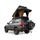 Çadër tavan makine Offlander Tomahak 3.1, skelet alumini, për kamping off road, e zezë