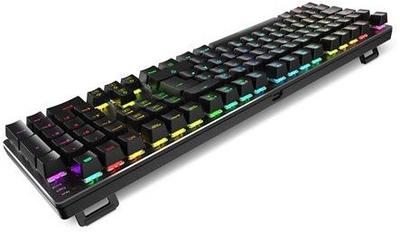 Tastierë gaming Sharkoon SKILLER SGK36W, mekanike, me valë, RGB, e zezë