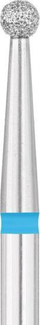 Frezë manikyri EXO Pro Diamond Ball, 2.3mm, gradim mesatar blu