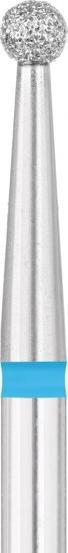 Frezë manikyri EXO Pro Diamond Ball, 2.3mm, gradim mesatar blu