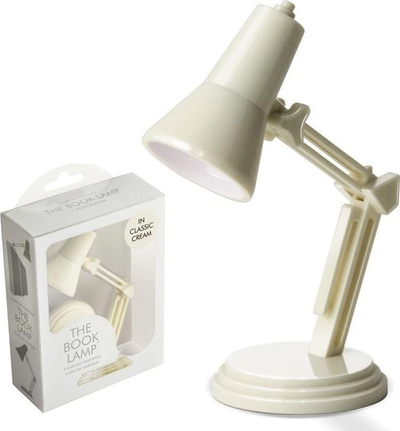 Ламба за читање That Company Called IF Book Lamp 94404, ЛЕД, клипса и основа за маса, крем
