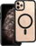Kapak mbrojtës Color Edge Mag për iPhone 11 Pro Max, MagSafe, i zi transparent