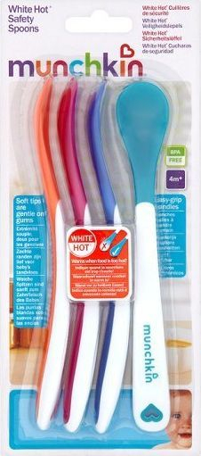 Lugë për fëmijë Munchkin Hot Safety, 4 copë