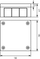 Kuti elektrike hermetike Elektro-Plast VP 041-01, 98x98x42mm, IP55, e bardhë