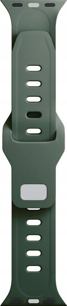Rrip ore 3MK Silicone Watch Strap, për Apple Watch 38 40 41mm, silikoni, jeshile e errët