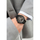 Orë dore meshkuj Paul Lorens PL20009B-1A5, kronograf, çelik inox, e zezë