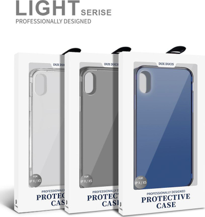 Mbulesë telefoni Dux Ducis Light Case për Apple iPhone 7 8, silikon, transparente blu