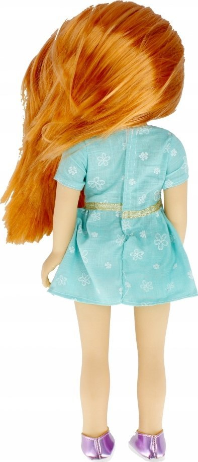 Kukull MEGA CREATIVE Pretty Girl 501252, 45 cm, flokë të gjata, fustan jeshil