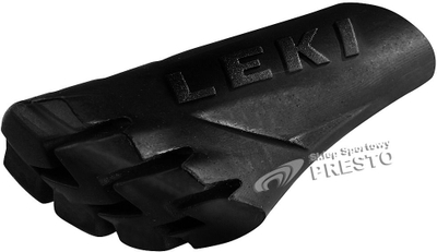 Kapakë gome për shkop Nordic Walking Leki Powergrip Pad, palë, të zinj