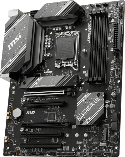 Pllakë amë MSI B760 Gaming Plus WiFi, DDR5, Wi Fi 6E, e zezë