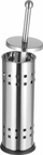 Furçë tualeti Feniks E06, çelik inox, për mbajtje në dysheme, inox satin