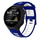 Rrip silikoni për orë Garmin G02, i dhënë me Forerunner 220 235 735XT, blu e bardhë