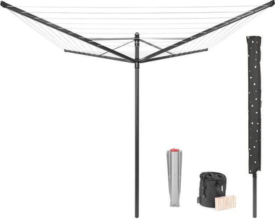 Tharëse rrobash Brabantia Lift - O - Matic (290503), 197 x 295 x 295 cm, e zezë