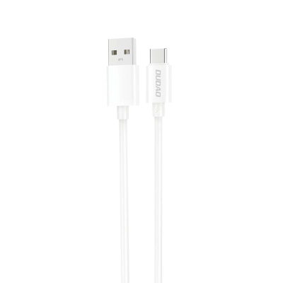 Kabllo karikimi Dudao L4ST USB-A me USB-C, 5A, 1m, e bardhë