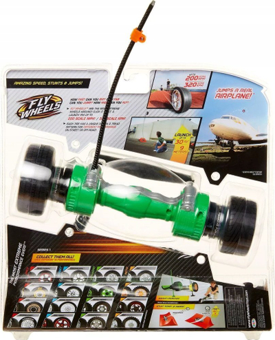 Set lodër Fly Wheels Twin Turbo Launcher, lëshues me rrota të shpejta, akrobaci dhe kërcime deri 30 ft, shumëngjyrëshe