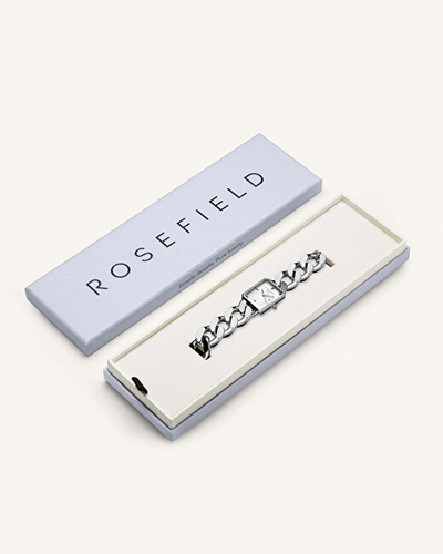 Rosefield Женски часовник Octagon XS Studio Silver, 19.5 mm