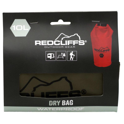 Çantë ujëduruese Redcliffs Dry Bag, 10L, mbyllje rrotulluese, khaki