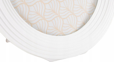 Kornizë fotosh White Resin Oval Frame, ovale, 20x25 cm, e bardhë