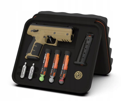 Pistoletë jo vdekjeprurëse BYRNA SD TAN, kalibër 0.68, CO2 8g, beige