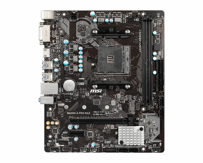 Pllakë amë MSI B450M-A PRO MAX AMD B450 Socket AM4 micro ATX