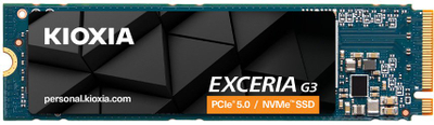 SSD NVMe Kioxia Exceria G3, 1TB, PCIe 5.0, M.2, црн