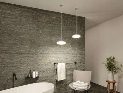 Llambë varese LED Paulmann Luena, Ø25cm, IP44, krom