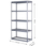 Raft magazinimi Haushalt, 183x91x40 cm, kapacitet 150 kg, metalik