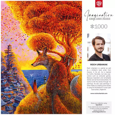 Puzzle Good Loot Imagination, 1000 copë, ilustrim Roch Urbaniak, shumëngjyrësh