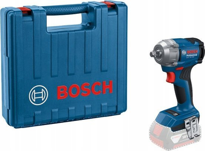 Çelës goditës pa kabëll Bosch GDS 18V-350, 1/2", 2x4.0Ah, blu