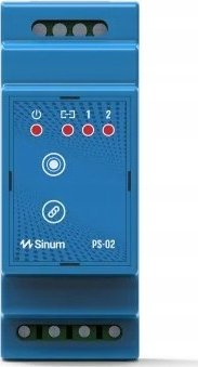 Безжично реле Tech Sterowniki PSZ-02, монтажа на DIN шина, сино